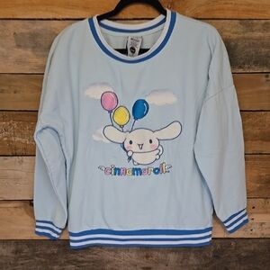 Boxlunch Sanrio Cinnamaroll Embroidered Sweatshirt, Size M